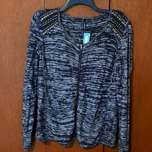 Maurices zipper Cardigan sweater